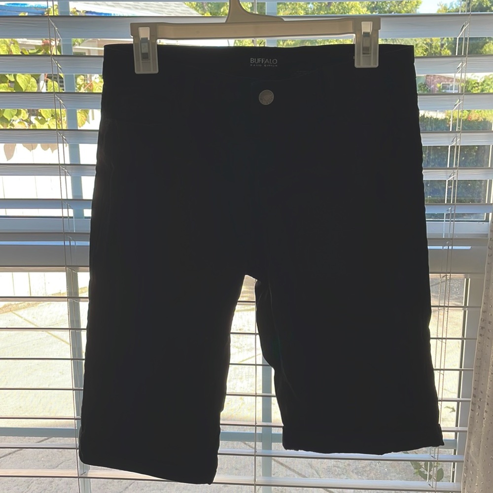 Black Buffalo David Bitton Samuella Mid-rise Bermuda Shorts